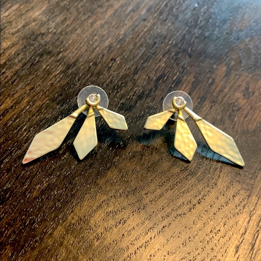 Kendra Scott gold earrings